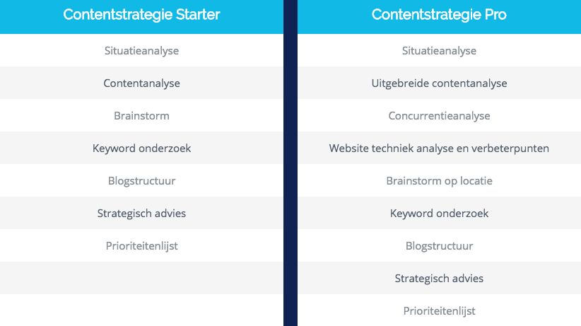 contentstrategie starter pro contany