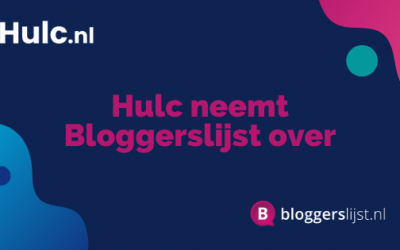 Hulc neemt Bloggerslijst over [PERSBERICHT]